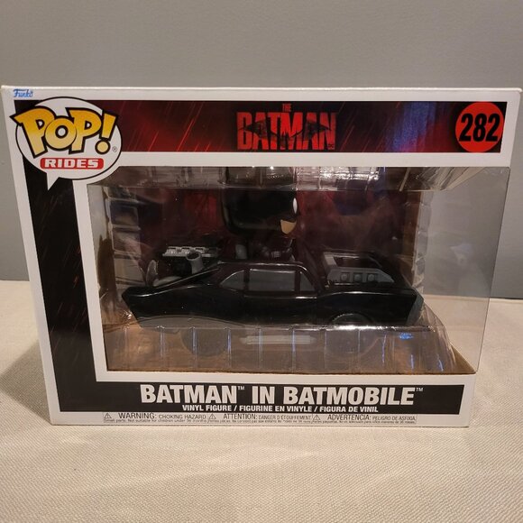 Funko Other - Funko POP Batman in Batmobile #282 Rides Vehicles Brand New